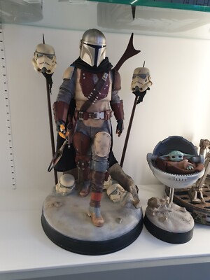Mandalorian EX  -  MYC Sculptures 1/4 - Star Wars   nicht Sideshow