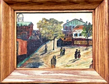 Robert Stevenson, Scottish, Mid 20th C Original Oil/Canvas MONTRMARTRE, Signed!