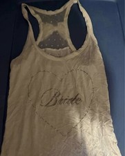 Victoria's Secret Bride Tank Top Shirt. Size Small