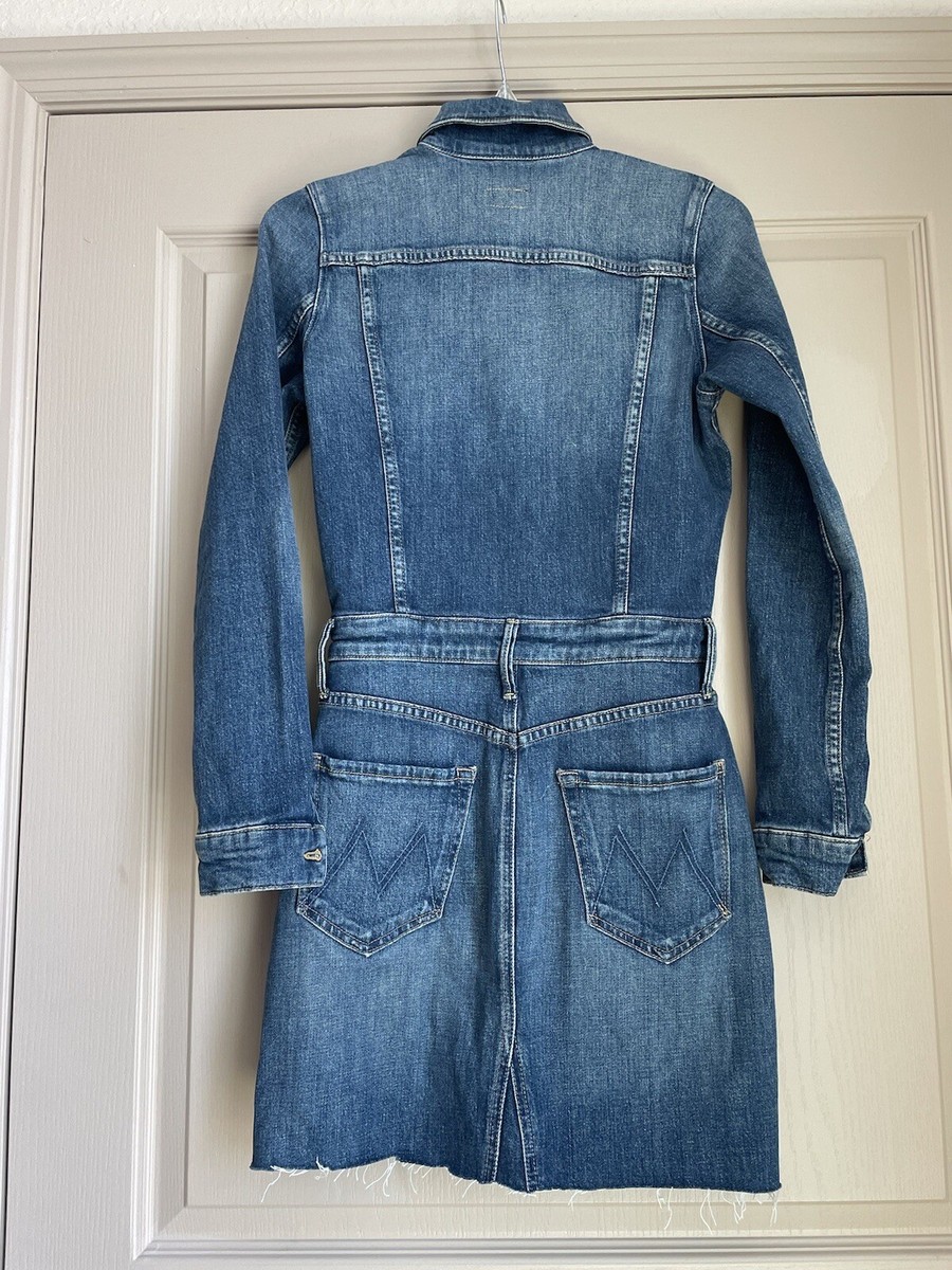 mother denim cover up dress MOTHER The Cover Up Dress in Just One Sip