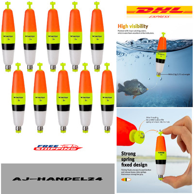 THKFISH Angelposen Set   8 Leuchtende Schwimmer Posen (90/117/137cm) für Hech...