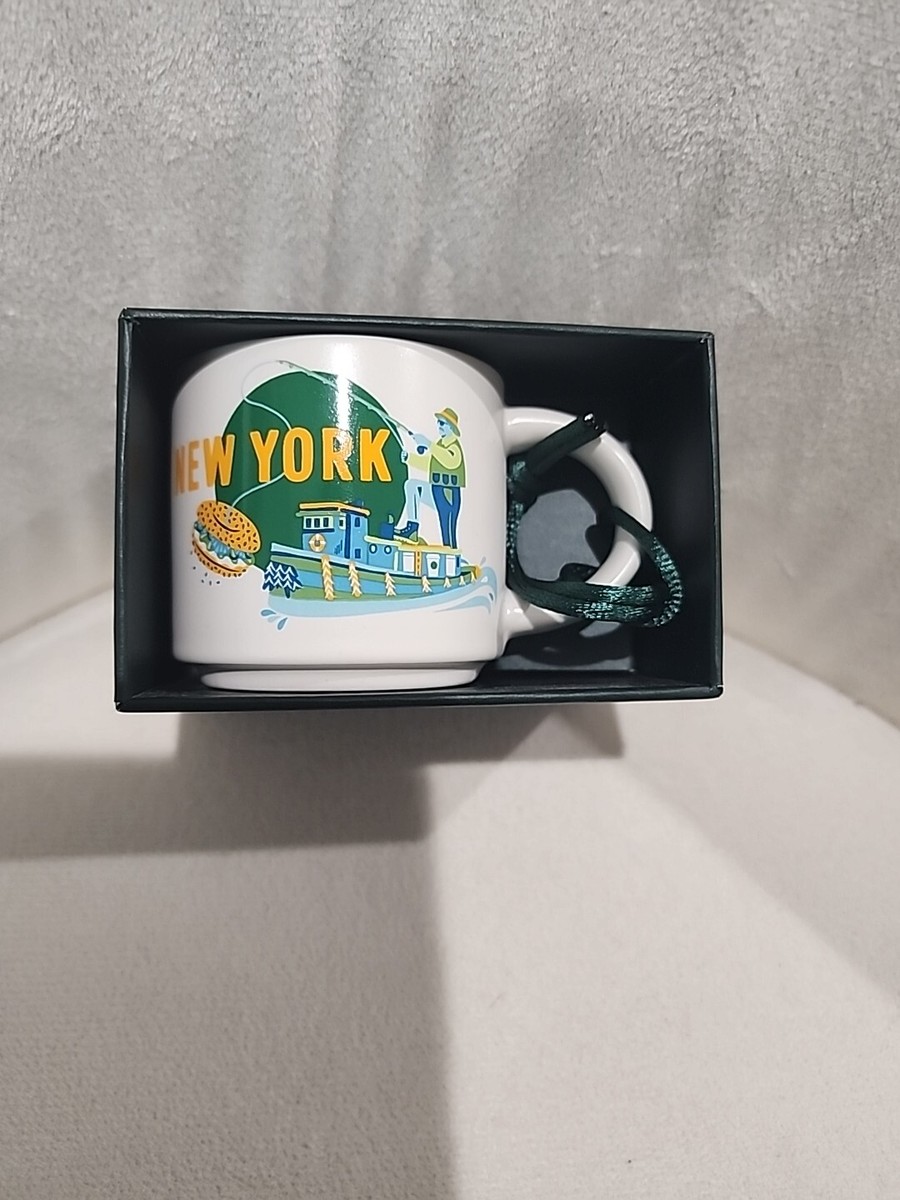 Starbucks New York State Discover Series Coffee MINI Mug Ornament 2 oz |  eBay