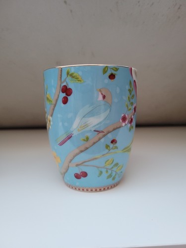 Pip Studio Tasse 350 ml Chinese Garden Blue Blau Bunt Becher Haferl *wie Neu* - Bild 2 von 5