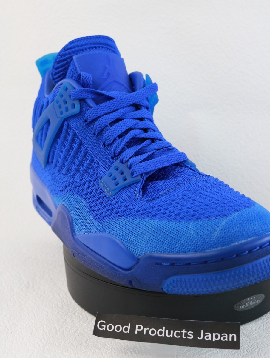 シューズ(男性用) Nike Air Jordan 4 Retro Flyknit NIKE Men 8.0US Air Jordan 4 Retro Flyknit Hyper Royal/Black