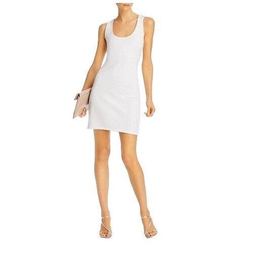 Skims Smooth Layers Scoop Neck Black Mini Dress Large NWT | eBay