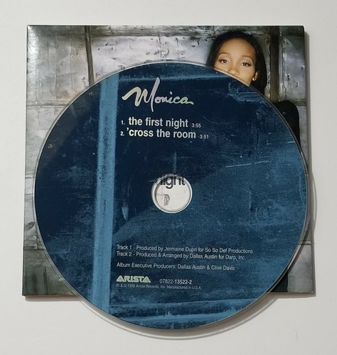 Monica The First Night CD Single 1998 Arista - Picture 3 of 3