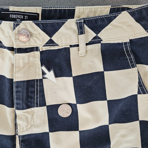Forever 21 Shorts Herren Größe 32 schwarz beige Cargo Carpenter Y2k Skater 90s Hiphop - Bild 18 von 20