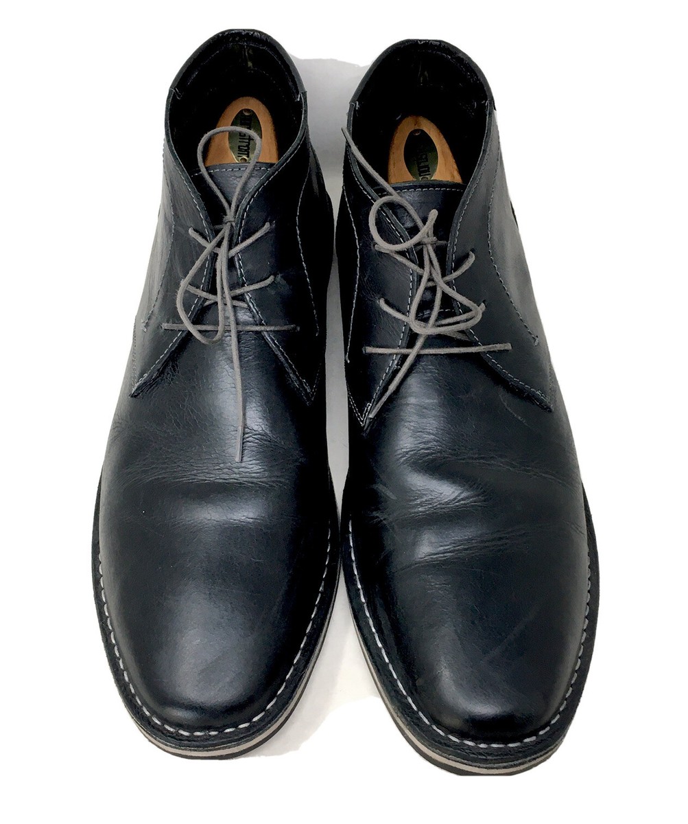 Steve Madden Harken Chukka Ankle Boots Black Leat Smooth Leather Size 11 NIB Amazon.com | Steve Madden Boys Harkeen Chukka Boot, Black  main image 2