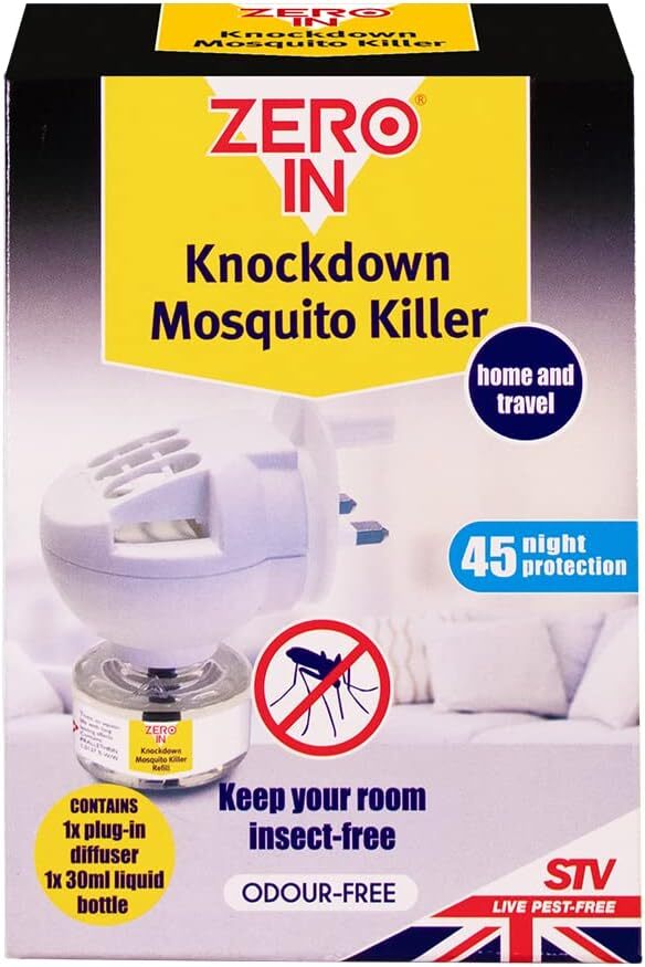 Zero In Plug In Mosquito Killer Diffuser Oil Knockdown Mosquito Bug Killer 30ml - Image 2