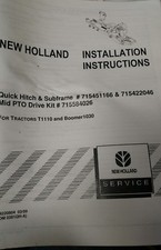 Ford New Holland Boomer T1110 1030 Male Quick Hitch + Subframe  715422046