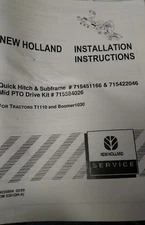 Ford New Holland Boomer T1110 1030 Male Quick hitch + Subframe  715422046