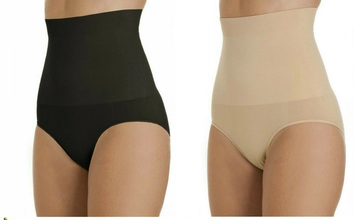 Firm Control HIGH WAIST BRIEFS Seamfree Slimming Briefs Tummy Tuck & Bum  Lift