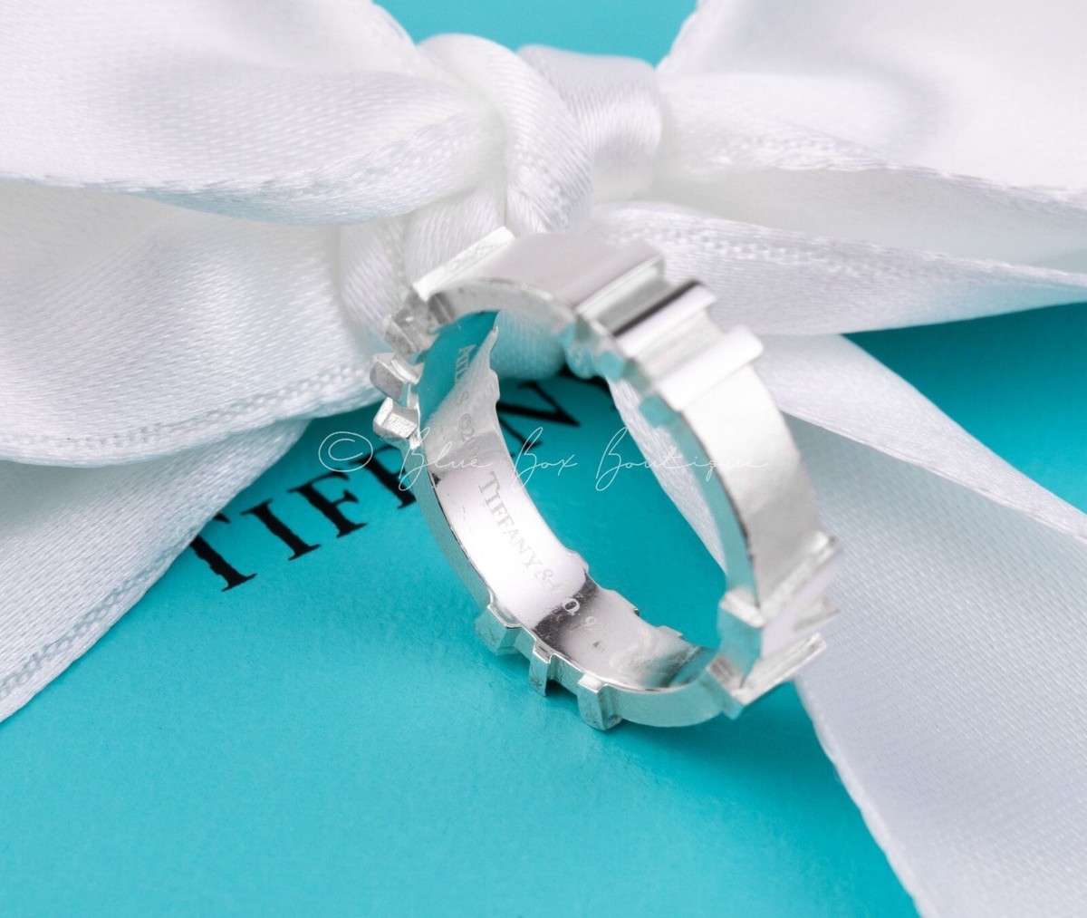 日本完売品 ☆Tiffany☆ Infinity Narrow Ring Tiffany Infinity narrow band ring in sterling silver