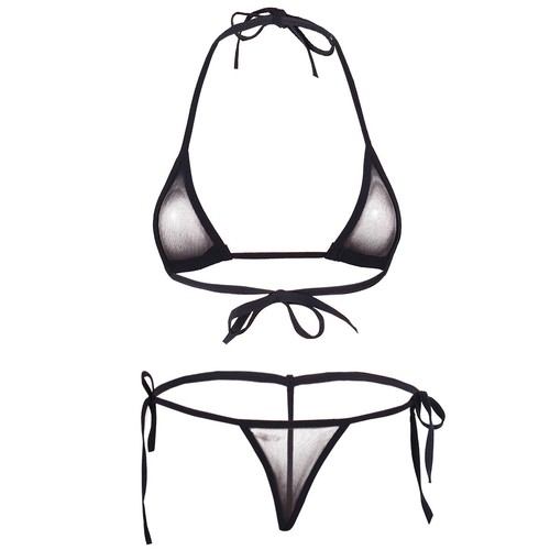 Sexy Women's Lingerie Swimwear Micro Mini Bikini Bra G-string Thong Underwear - Picture 198 of 233