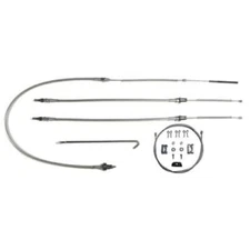 Right Stuff RSBCF01 Steel Emergency Brake Cable Kit For GM F-Body 67