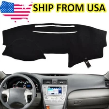 For Toyota Camry 2007-2010 2008 Black Dashboard Dash Cover Dashmat Mat Carpet .