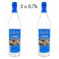 Ouzo Kavala 2X Ouzo Kavala 37,5% Alk. 0,7L Mit Anis Aperitif Griechische, Greek