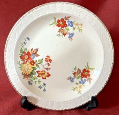 Vintage Royal Tudor Ware Barker Bros 7'' geprägtes Blumenmuster Teeteller sehr guter Zustand