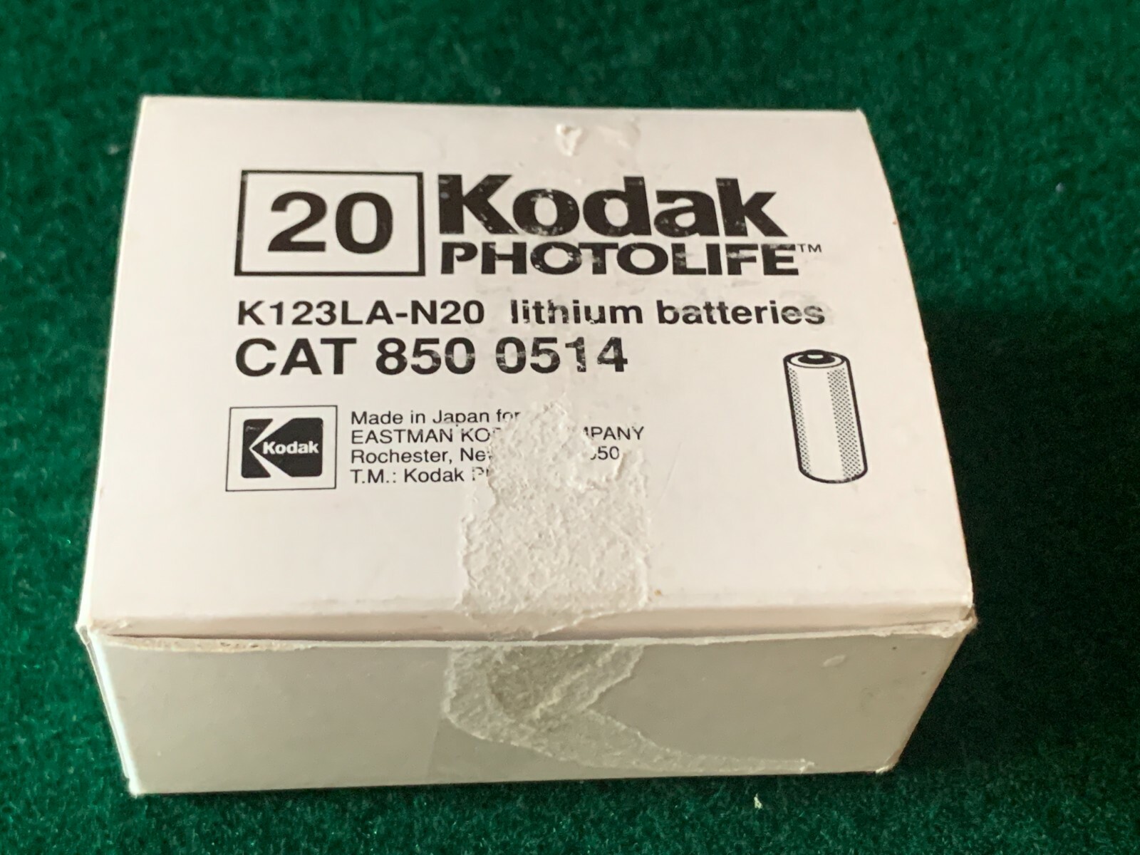 Thumbnail - Neu 7x Kodak 3v Cr123a Dl123a Batterien Lithium Foto