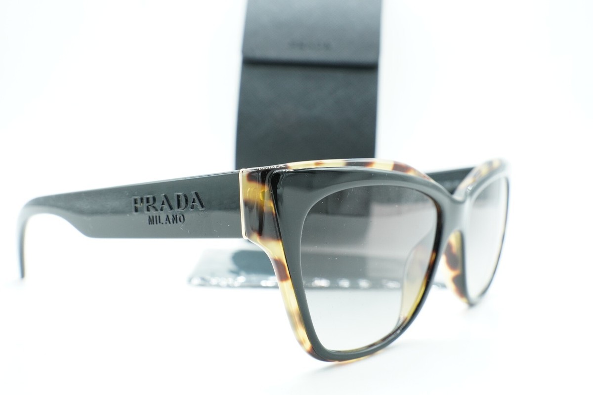 PRADA サングラス ブラック アニマルプリント プラダ PRADA PRADA シンボルサングラス SPR 26Z キャットアイ型
