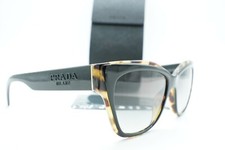 PRADA SPR 23X 389-0A7 BLACK ANIMAL PRINT AUTHENTIC SUNGLASSES 53-16 140 W/CASE