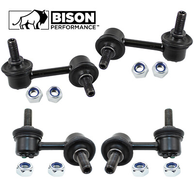 Bison Performance 4pc Front & Rear Stabilizer Sway Bar Links Kit For Honda Civic