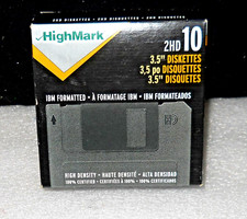 10 Pack IBM Formatted 3.5" Diskettes New