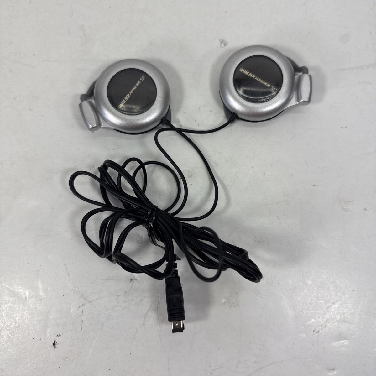 Original Nintendo Gameboy Advance SP Headphones Gray *READ