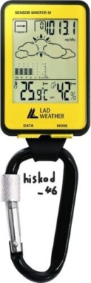 LAD WEATHER Outdoor Watch altimeter barometer compass weather forecast yellow JP