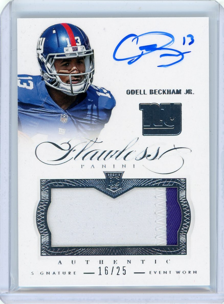 RAVENS‼️ PSA10 ODELL BECKHAM JR RC AUTO 2014 Rookies And Stars Odell Beckham Jr Rookie Patch Auto