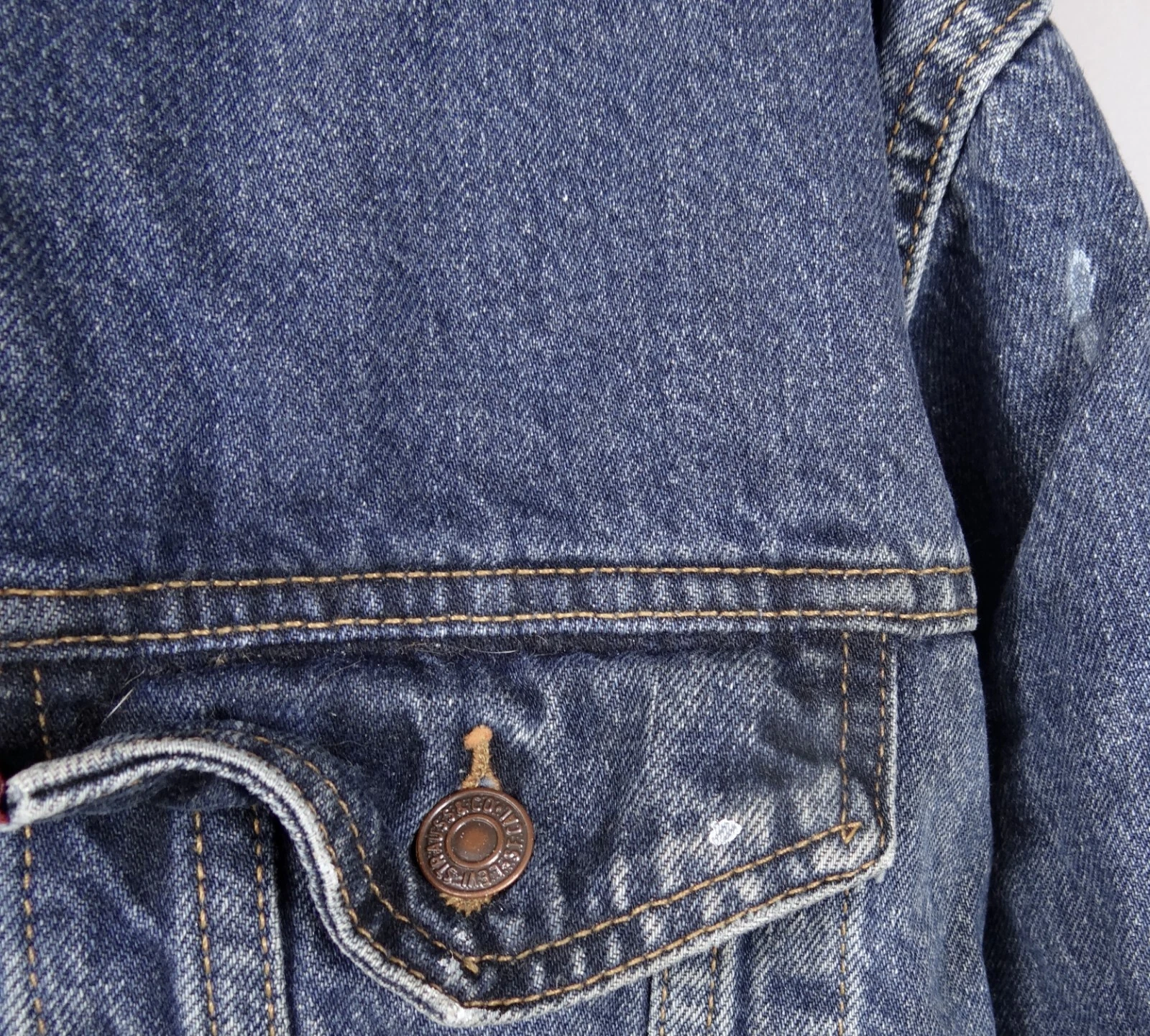 levis vintage trucker chore coat 70507 4886 1990s jacket