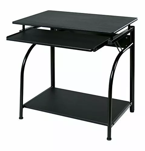 Computer desk with pull 2024 out keyboard shelf