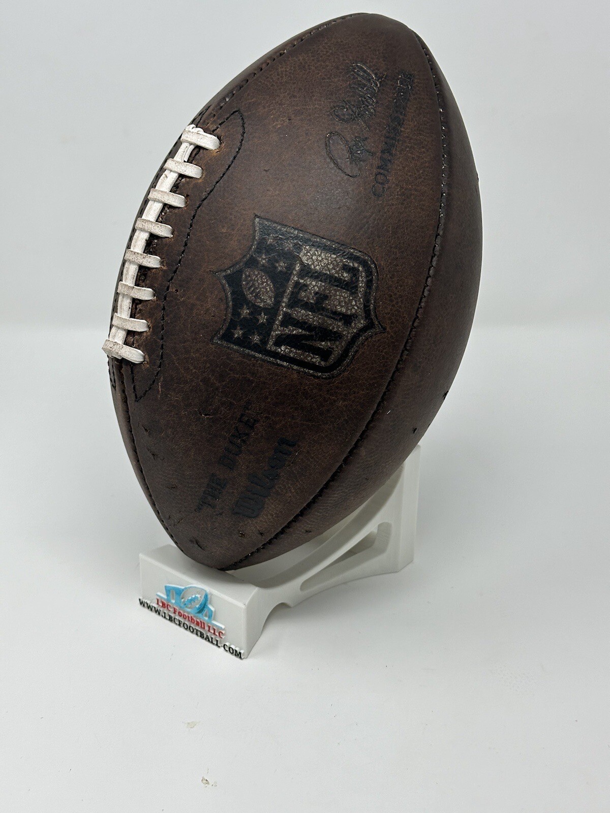 Game Used NFL Kicking Ball Wilson The Duke 2009 Season Week 14 Game