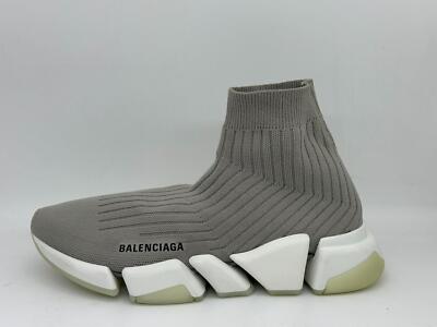 BALENCIAGA Women Stretch Knit Sock Speed Flat Sneakers Shoes