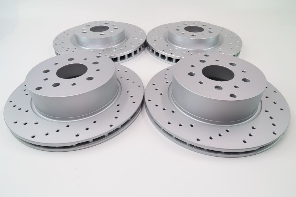 Maserati Quattroporte front rear brake pads & rotors TopEuro 1084