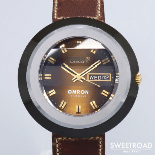 Citizen 4-650972-K Vintage Box Custom V2 Automatic Mens Watch Authentic Working