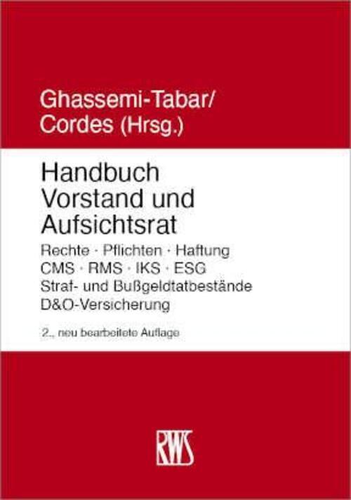Thumbnail - Nima Ghassemi-tabar (u. A.) | Handbuch Vorstand Und Aufsichtsrat |