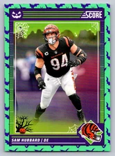 2024 Score-A-Treat #60 Sam Hubbard A-Treat - Green Bats