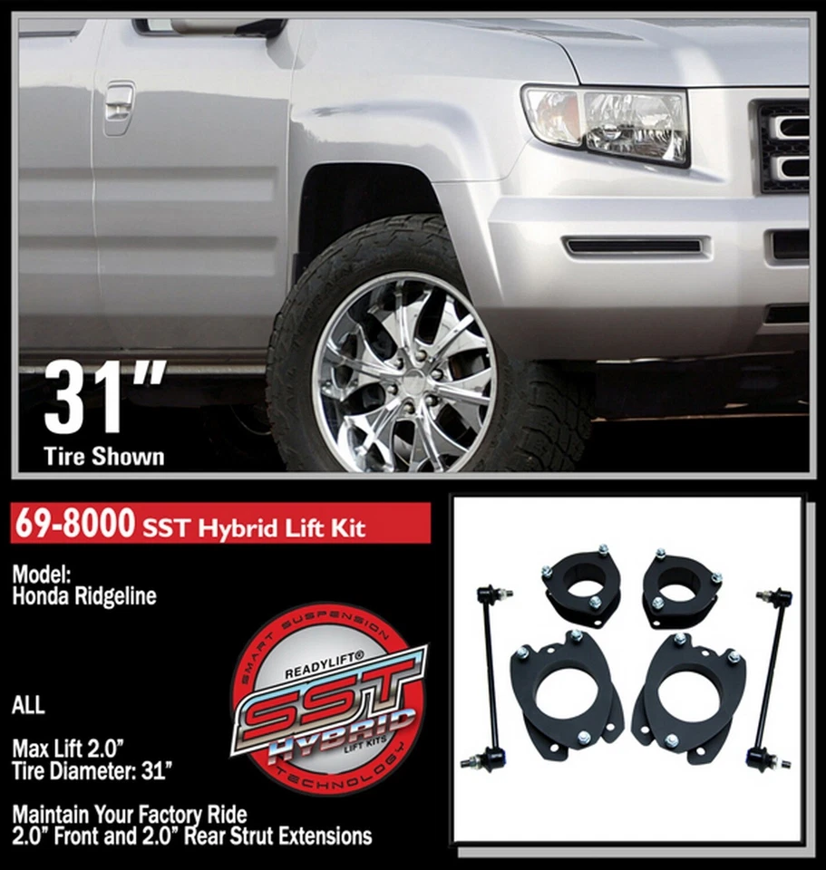 ReadyLift 69-8000 SST Lift Kit Fits 06-10 Ridgeline - Imagem 2 de 2
