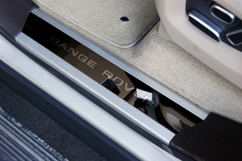 Juego completo de 4 placas de desgaste de umbral de puerta cromadas para Range Rover & Sport 2014-2022 - Imagen 2 de 13