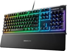 SteelSeries Apex 3 RGB Gaming Keyboard Wired ...