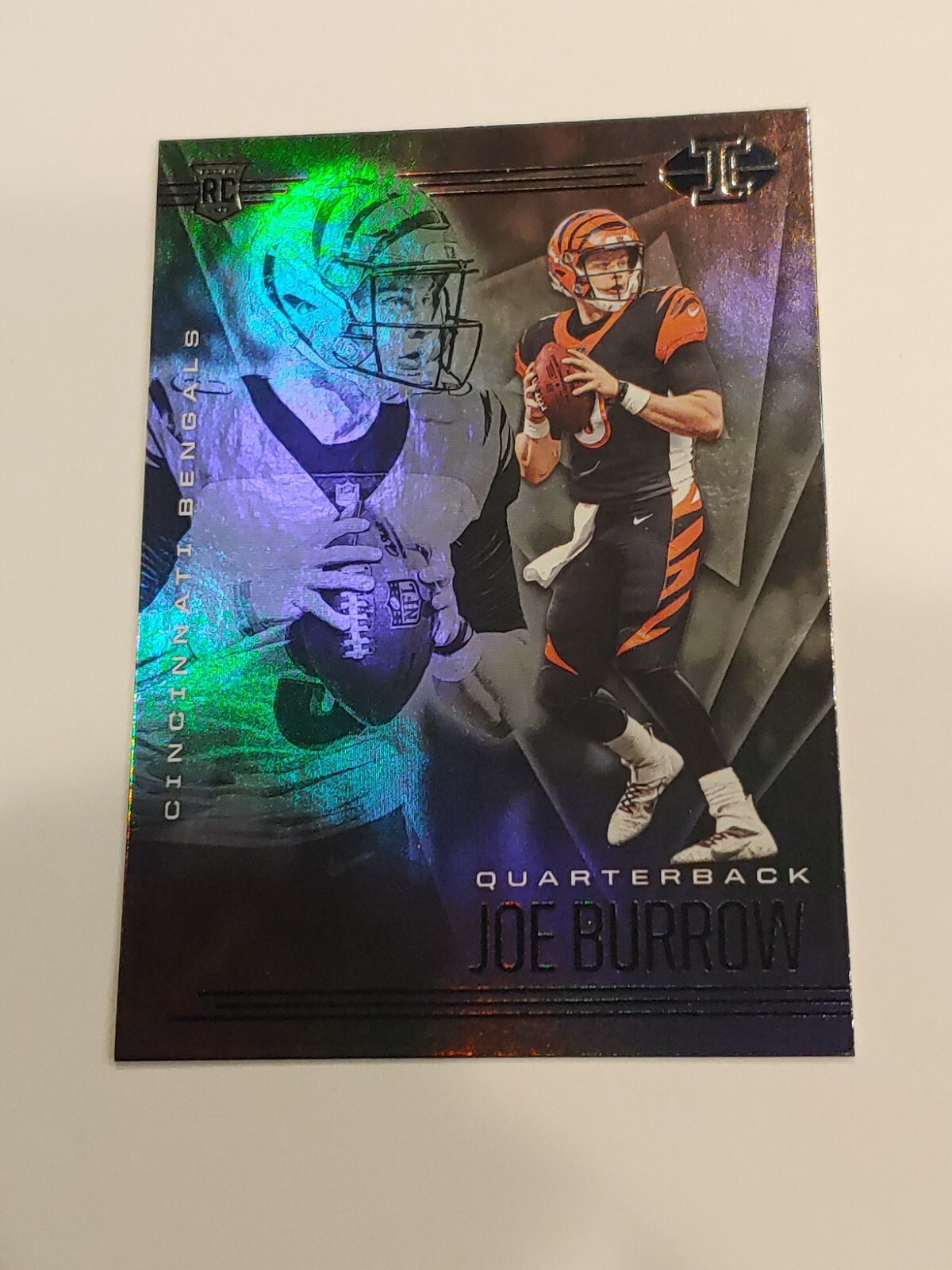 2020 Panini Illusions Football JOE BURROW Rookie Card RC 5 CINCINNATI