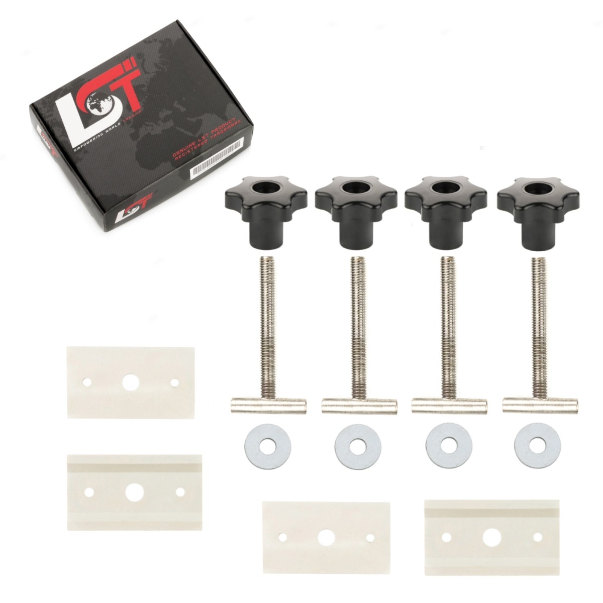 Set mounting rails 70mm screws slider Multiflexboard for VW TRANSPORTER T5 T6