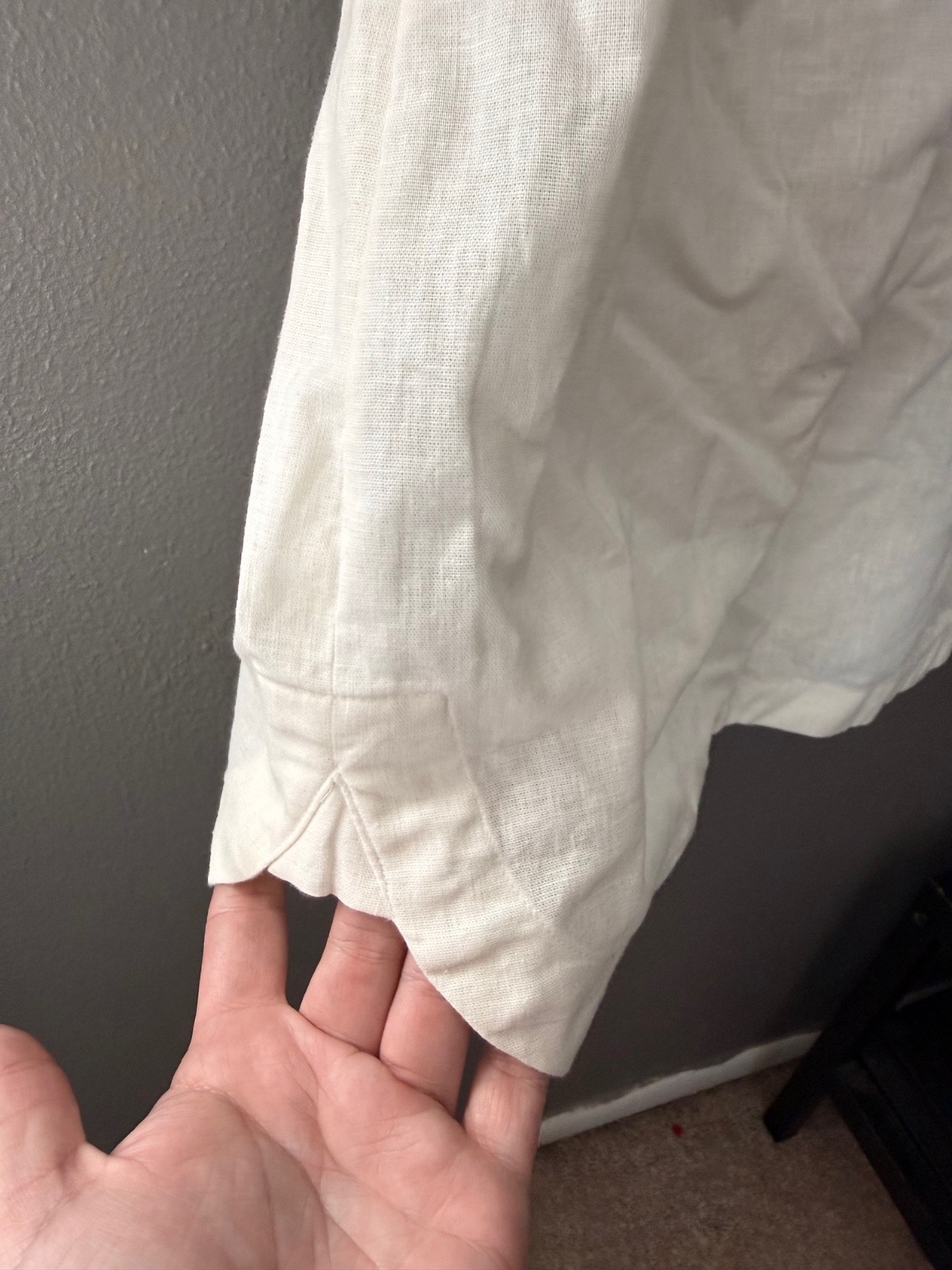 Madewell Plus Size White Button Back Sleeveless T… - image 3