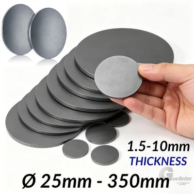 Mild Steel Discs Iron Flat Circle Ø 25mm - 350mm In Diameter 1.5mm - 10mm Thick - Image 1 of 4