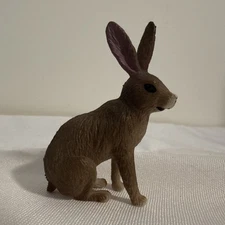 Jackrabbit Rabbit Hare Realistic FigureToy 2.5"