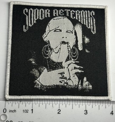 Sopor Aeternus & The Ensemble of Shadows White Border Woven Patch