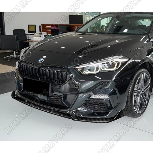 For 20-24 BMW 2-Series F44 Gran Coupe Real Carbon Fiber Front Bumper Lip Spoiler