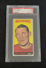 1964-65 TOPPS TALLBOYS BILL GADSBY #96 GRADED PSA 6 DETROIT RED WINGS NHL