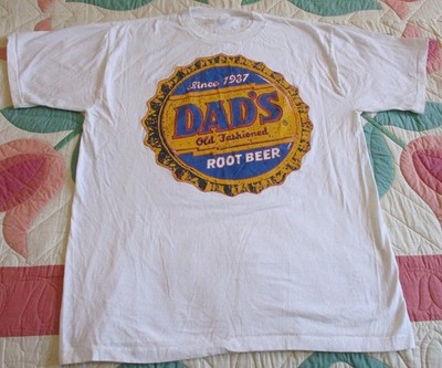 Vintage 1980's-early 90's Dad's Root Beer Single-Stitch T Shirt EUC Size XL